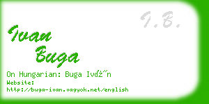 ivan buga business card